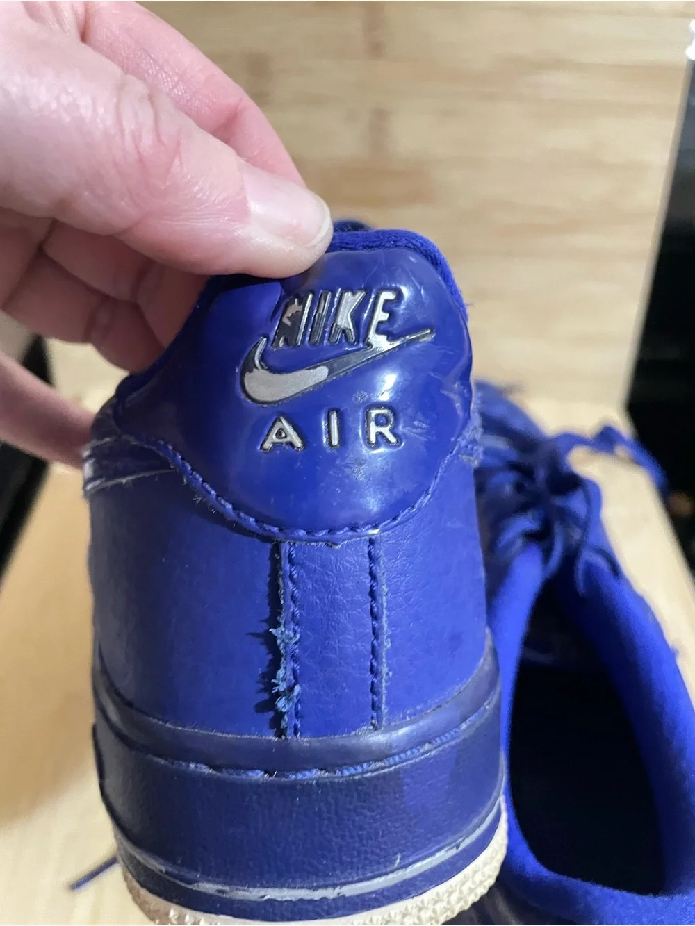 Kids Blue Athletic Sneakers - Air Force 1 concord blue